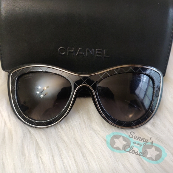 Chanel Polarized Shield Sunglasses 😎 CH5397 ❤️❤️ - Picture 2 of 7